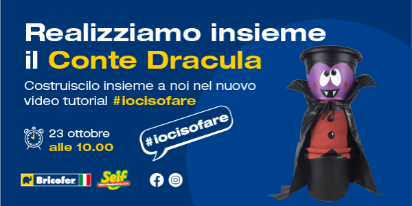 Conte Dracula: realizza con noi il Tuo contenitore per dolcetti